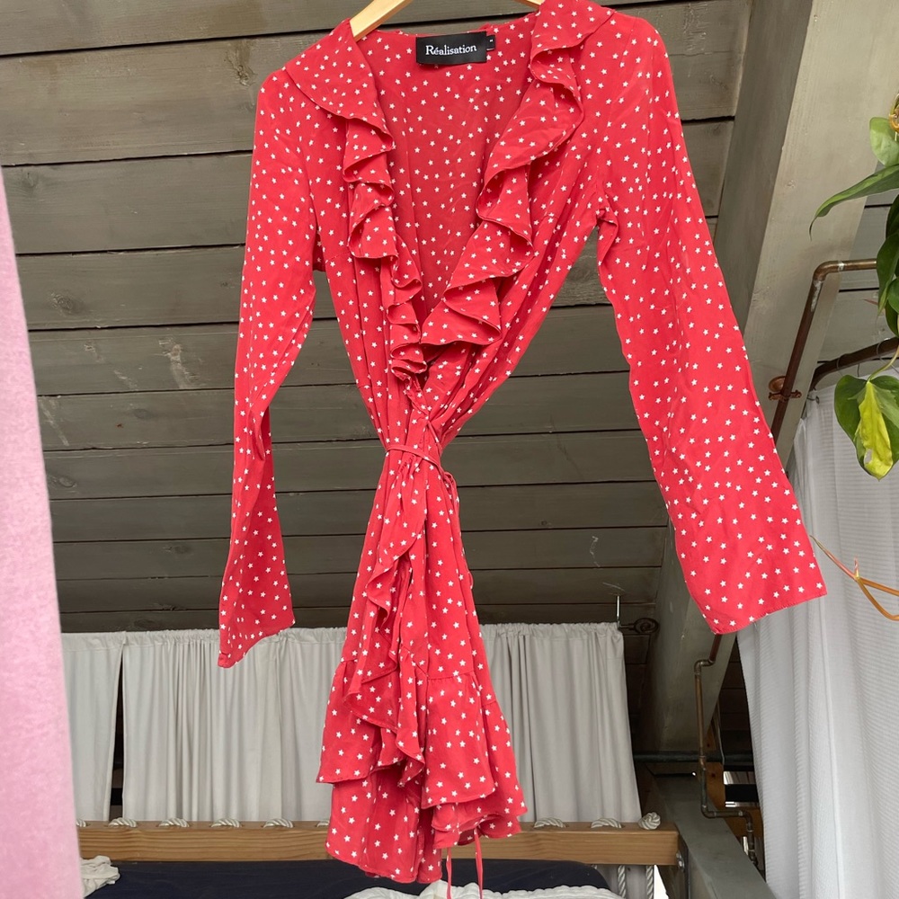 REALISATION Alexandra Wrap dress (M) - Picture 6 of 8